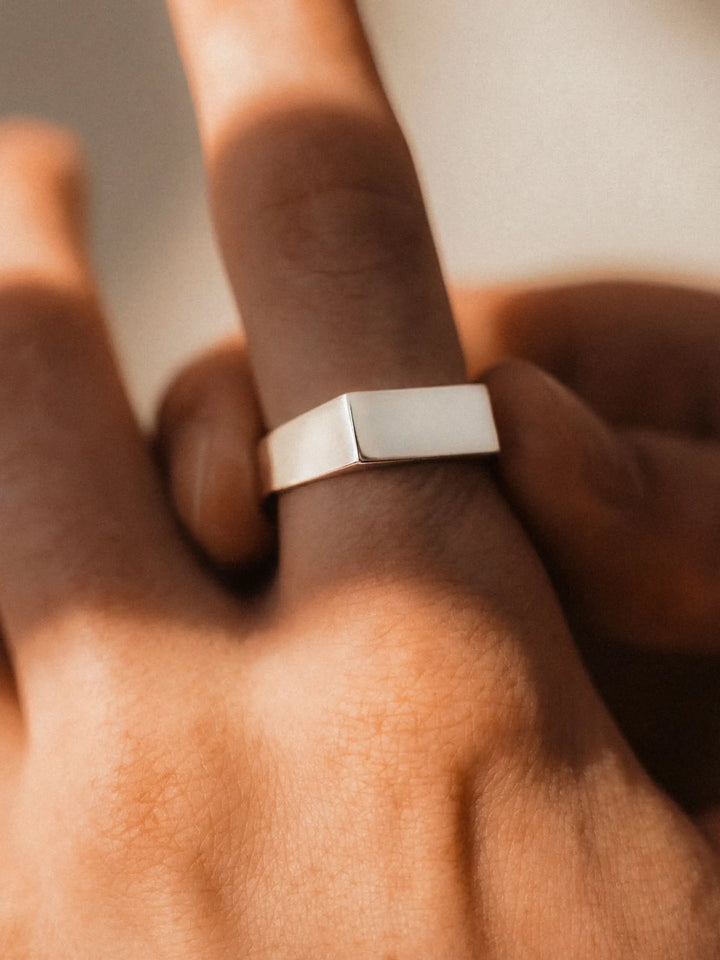 ANILLO SELLO UNISIZE EN PLATA