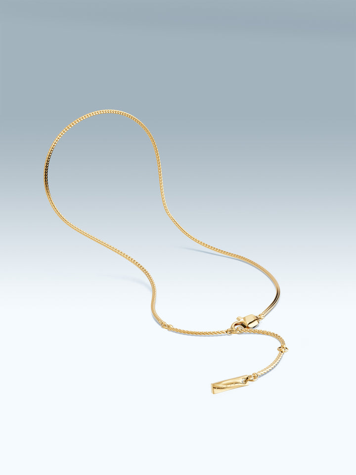 編み込みチェーンブレスレット