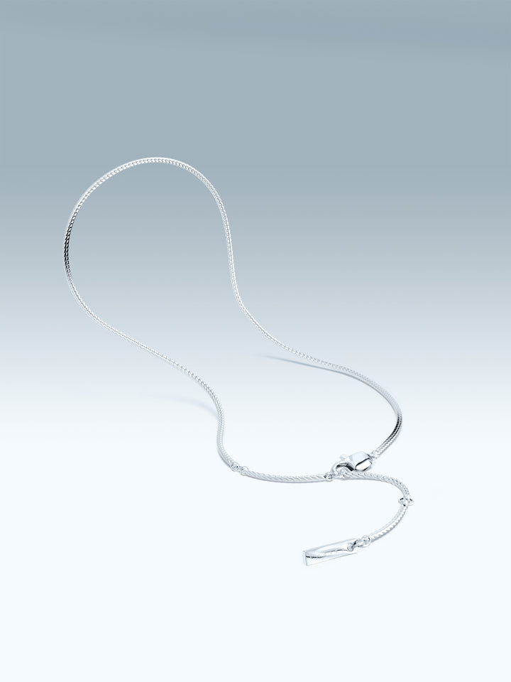 編み込みチェーンブレスレット