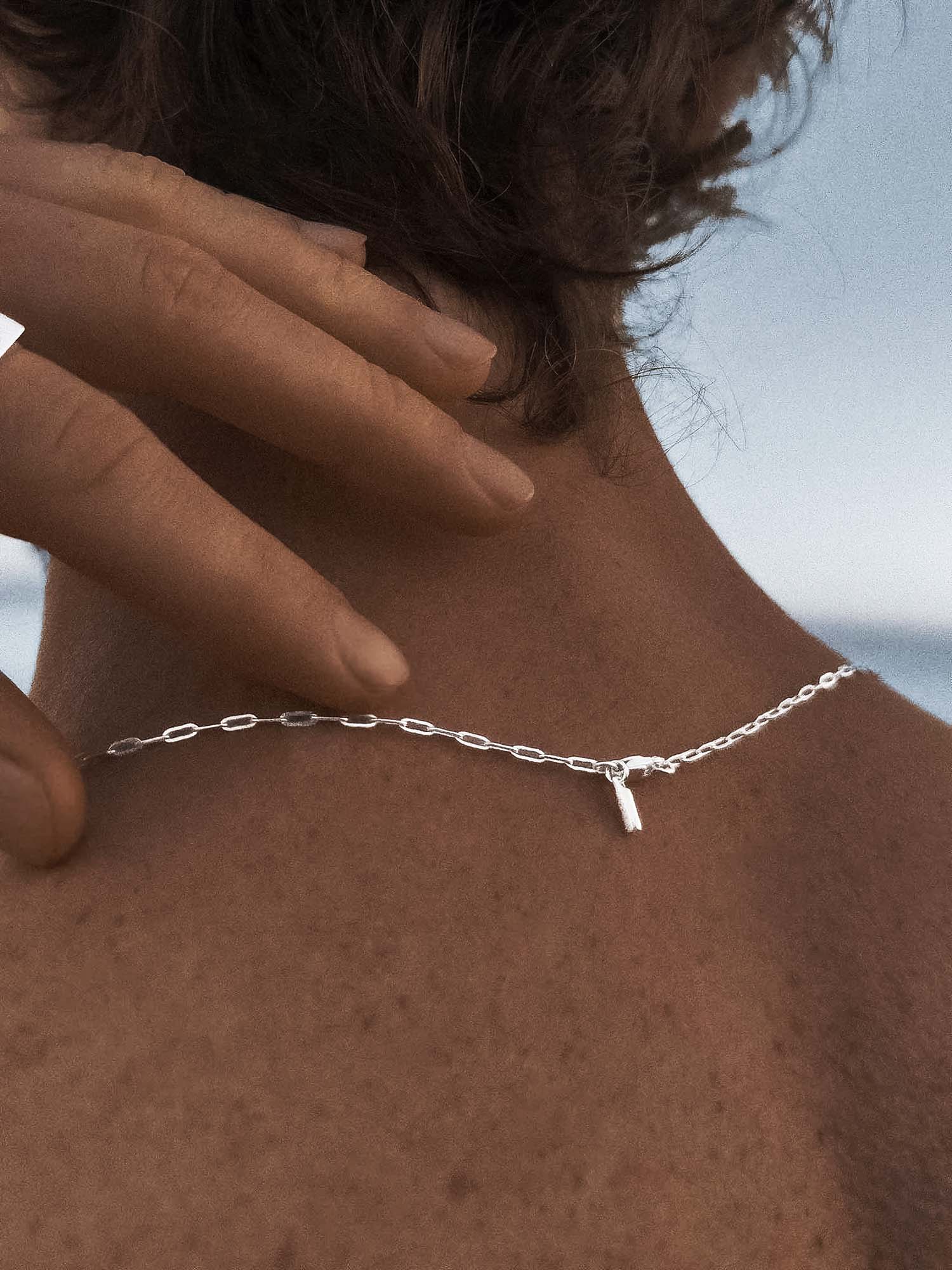 Clip Chain Necklace in Silver - Minimal Men's Jewelry – Vacier