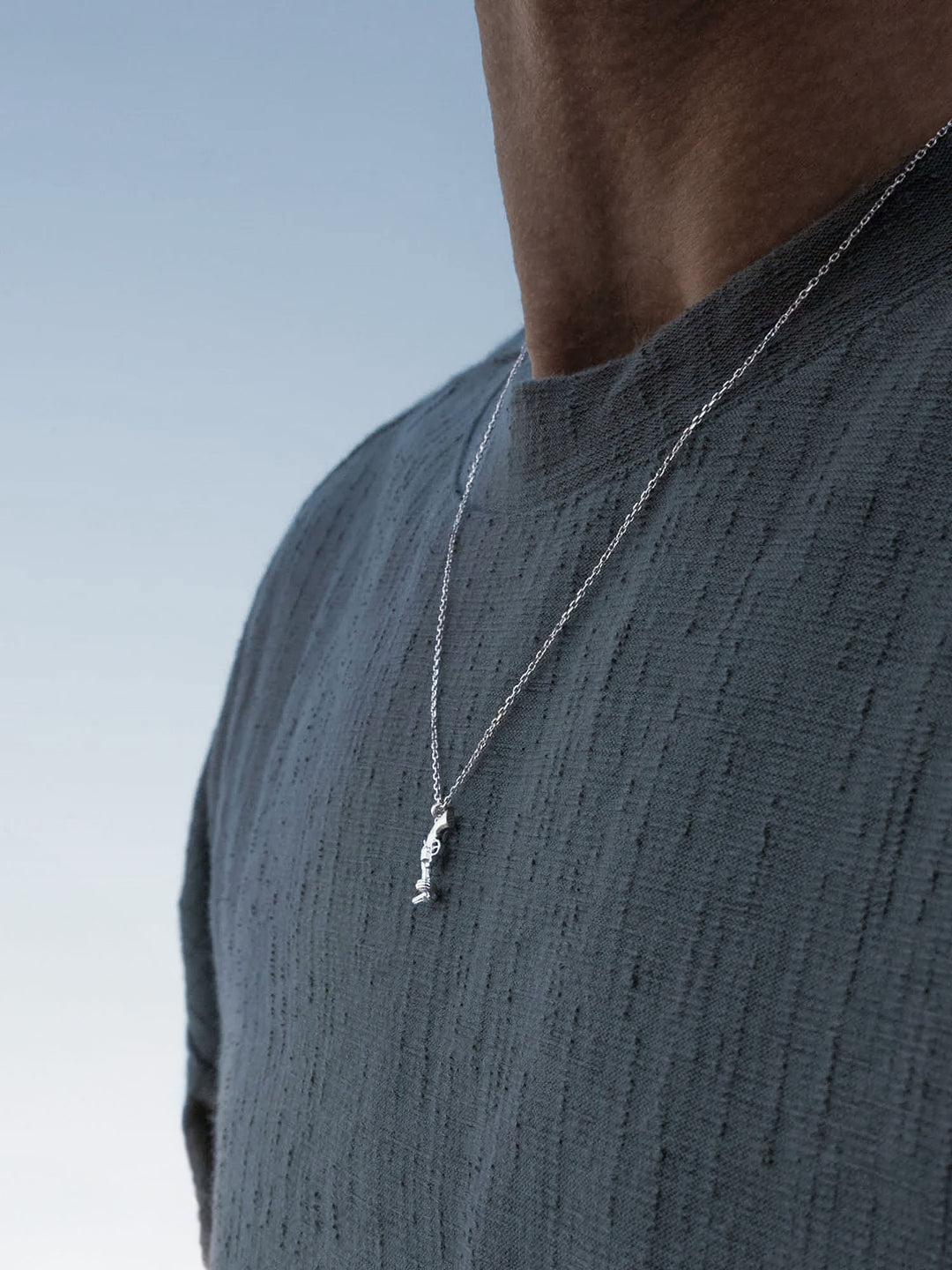 Collier à chaîne pour homme Non-Violence x Vacier