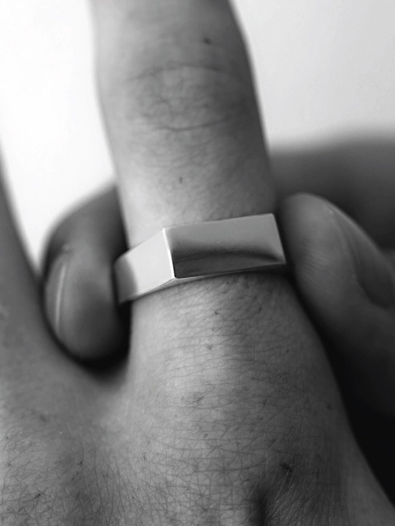 Unisize Signet Ring for Men in Pure Sterling Silver – Vacier