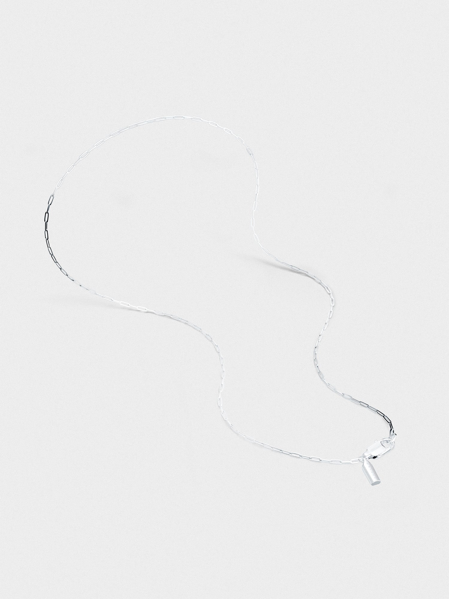 Clip Chain Necklace in Silver - Minimal Men's Jewelry – Vacier