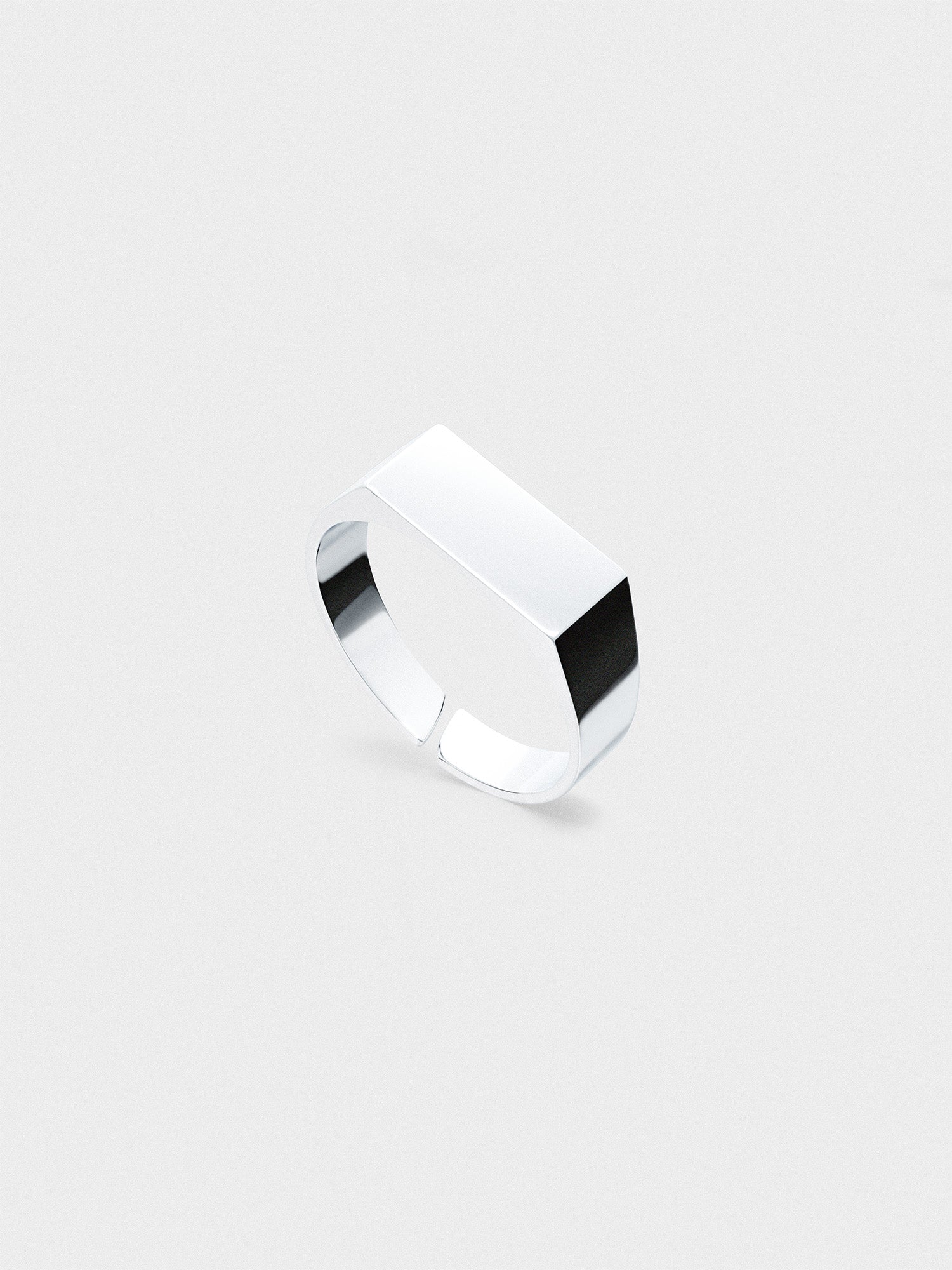 Unisize Signet Ring for Men in Pure Sterling Silver – Vacier