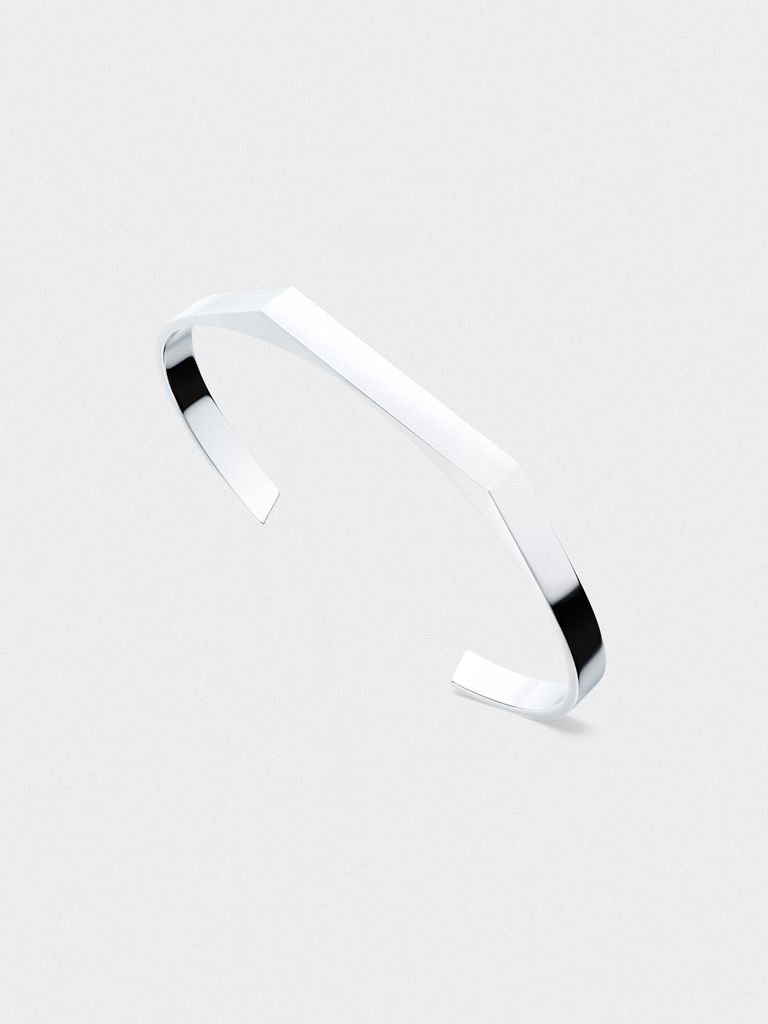 Unisize Signet Cuff in Silver - Minimal Jewelry for Men – Vacier