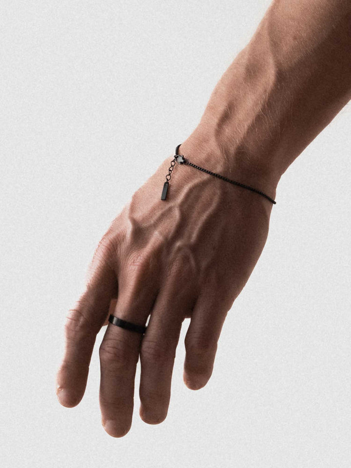 KASTENFÖRMIGES KETTEN-ARMBAND