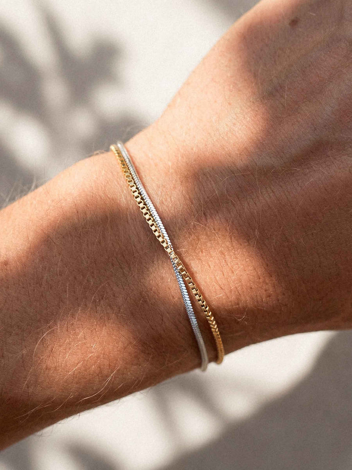 BOX BRACELET À CHAÎNE