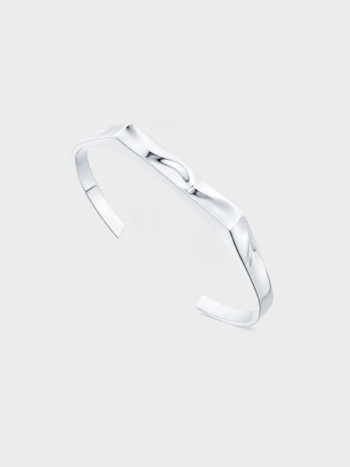 RIPPLE SIEGELARMBAND IN SILBER