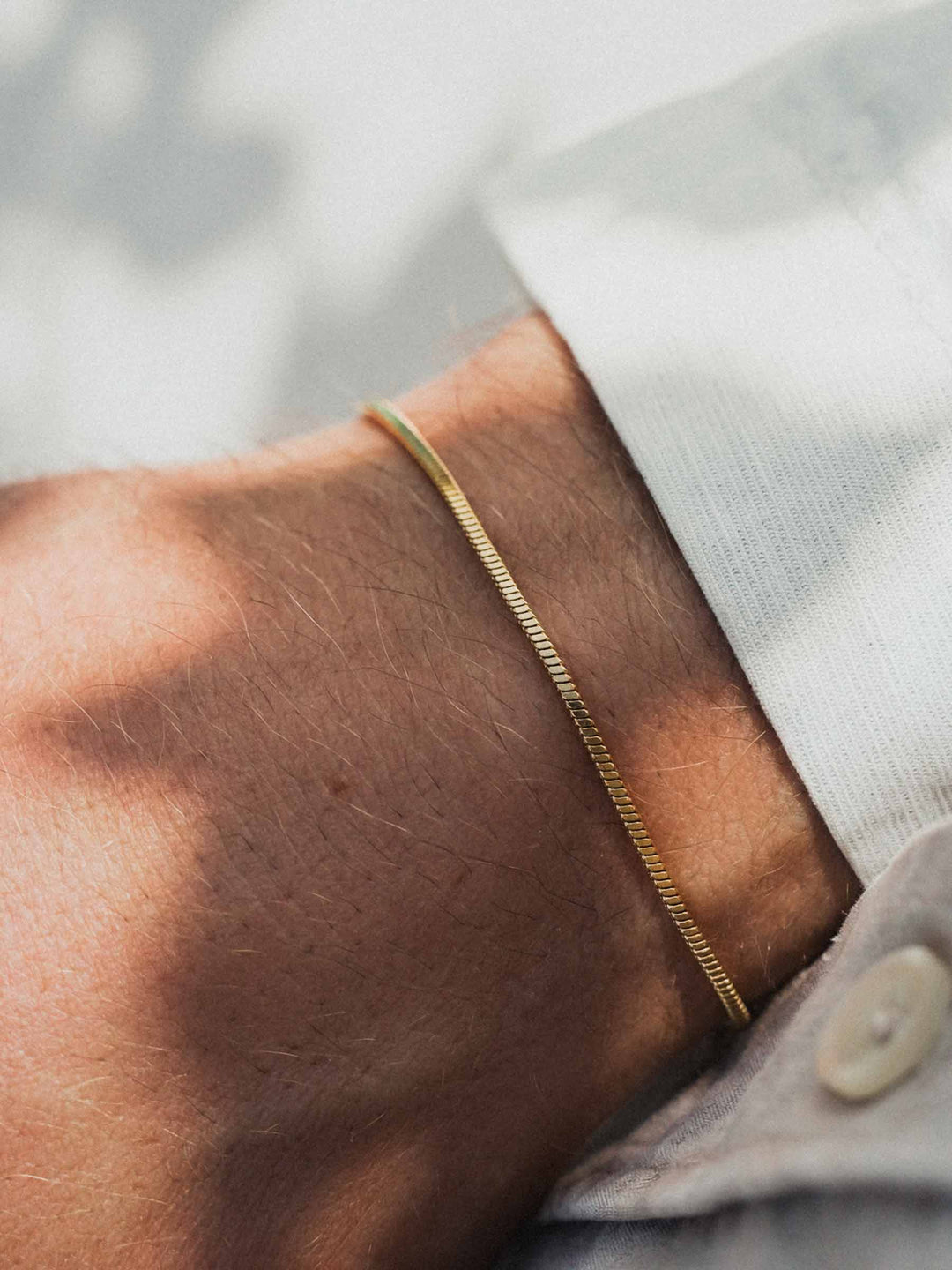 SQUARE BRACELET À CHAÎNE