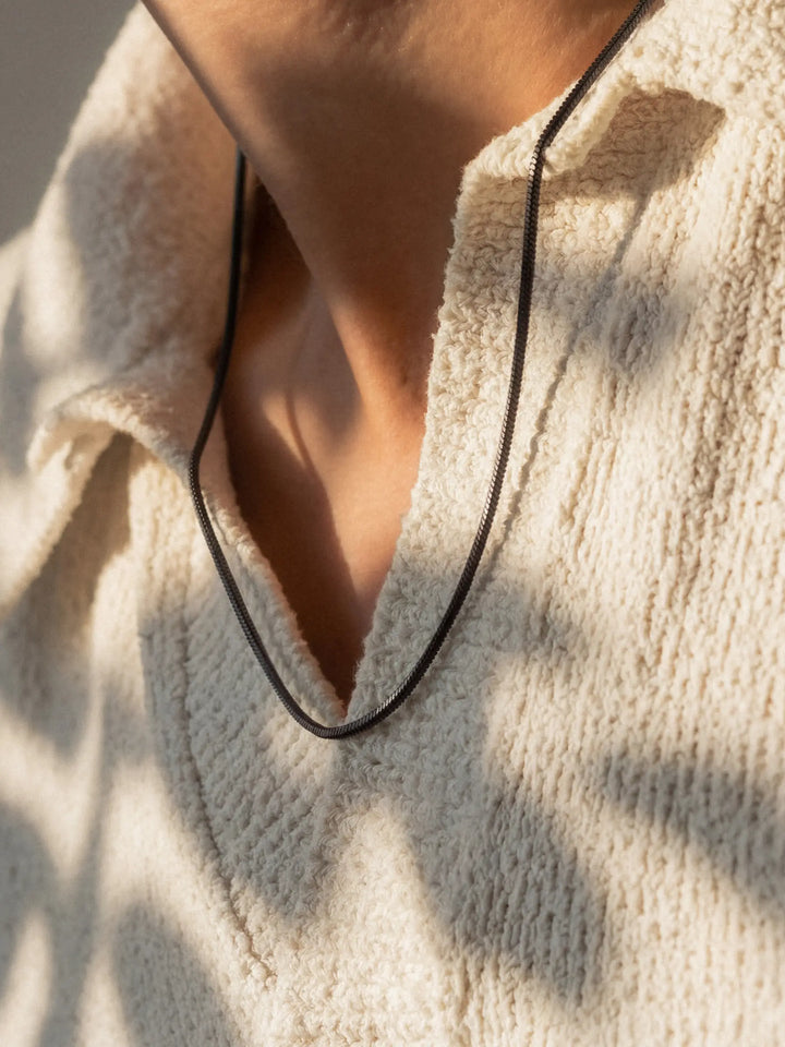 スクエアチェーンネックレス