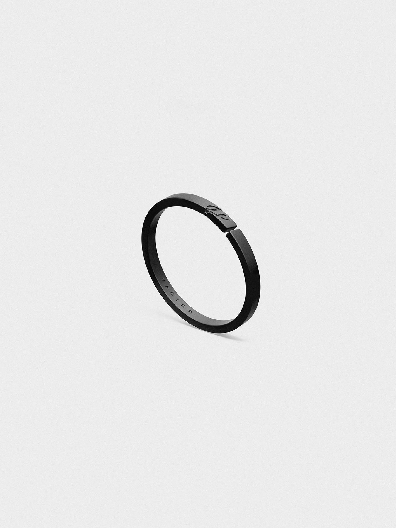 Mens Stackable Rings Men's Stackable Unisize Ring - Silver, Gold or Black Finish – Vacier