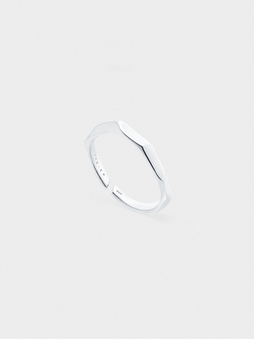 VEER RING IN SILVER