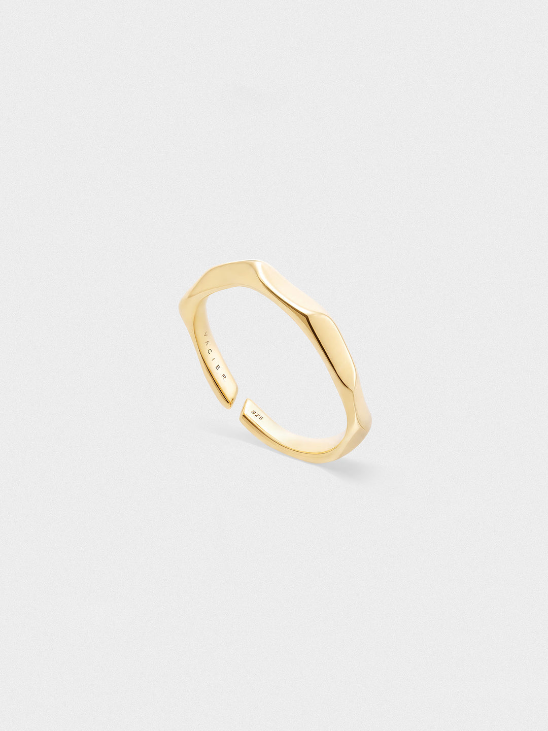 VEER RING IN GOLD VERMEIL