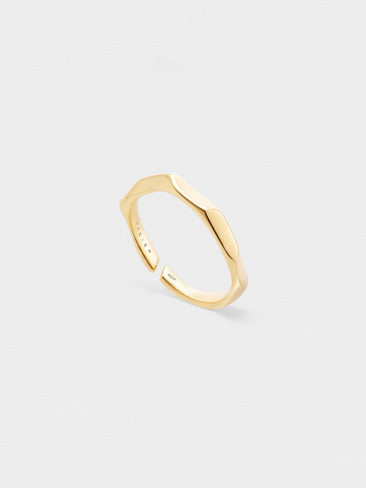 VEER RING IN GOLD VERMEIL