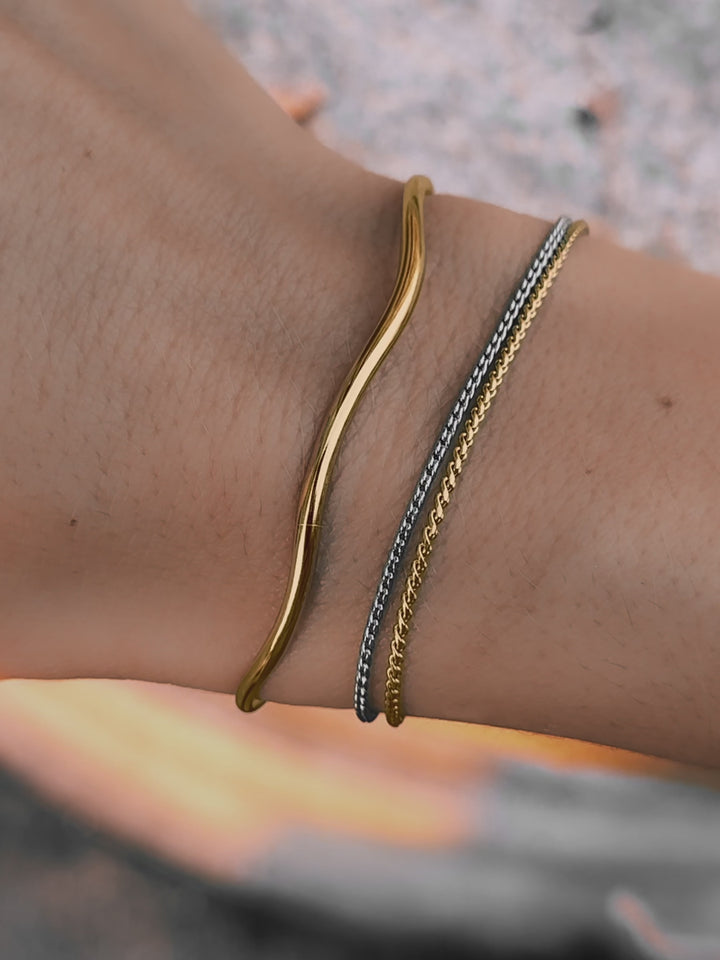 Ensemble Cuff + Bracelets pour femmes
