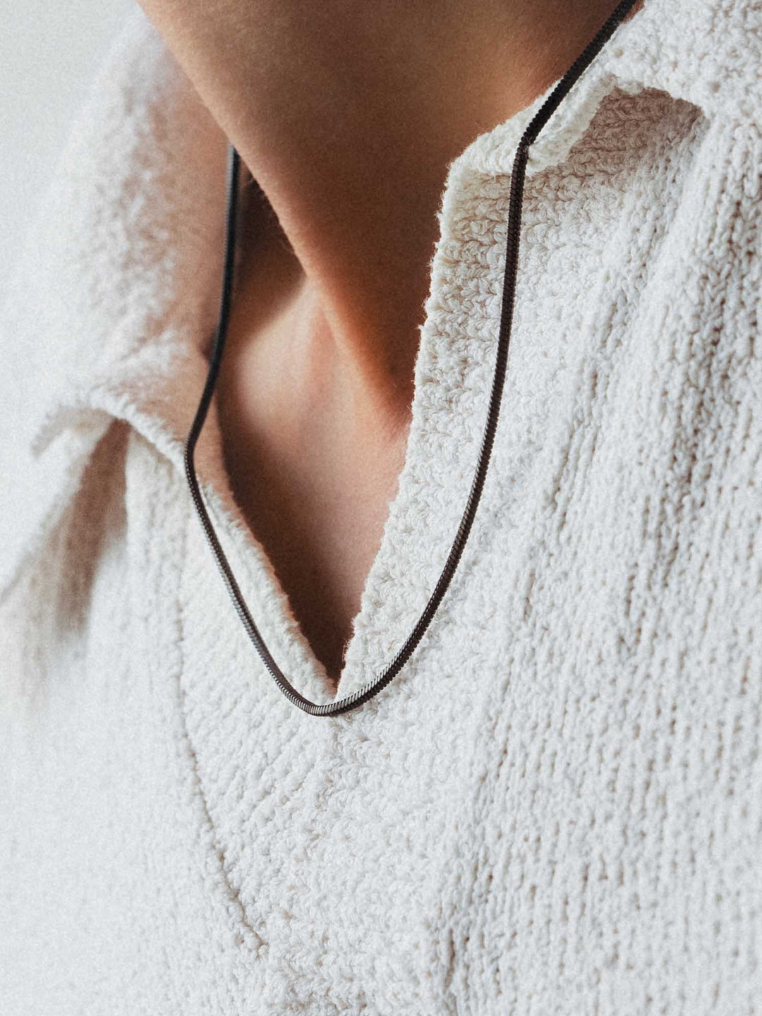 SQUARE COLLIER À CHAÎNE