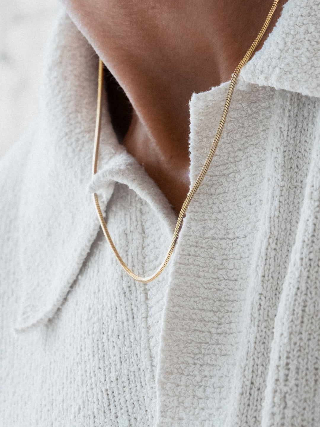 SQUARE COLLIER À CHAÎNE